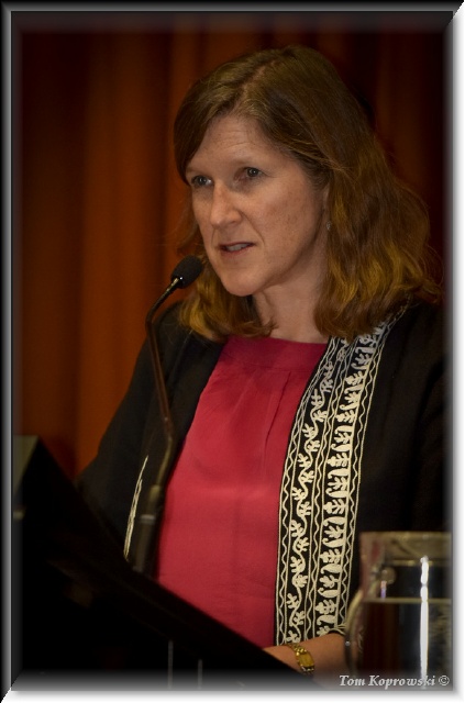 Nowa konsul generalna USA, Valerie Fowler; jej pierwsze przem�wienie na ziemi australijskiej.