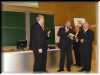 Od lewej: Prof. zw. dr hab. Janusz Skoczylas, Prof. UAM dr hab. in�. Marek Marciniak, Prezes ZG PTTK w Warszawie Lech Dro�d�y�ski, Wojciech Owsianowski, Prezes Oddzia�u Pozna�skiego PTTK Marian Chudy. 