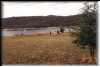 Archiwalne zdj�cie widoku na Jezioro Jindabyne.