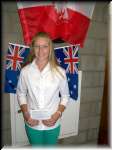 Danielle Kelley, one of the winners in the poetry competition. 