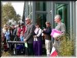 Jindabyne Visitors Centre, 19th April 2008. The Second Mound & Mt Kosciuszko Festival being officially opened by Dave Darlington of the NPWS.