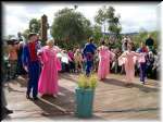 A dynamic Polish dance under the bright Aussie sky during the opening ceremony.