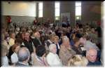 The Memorial Hall was fully packed. 