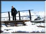 So where is Mt Kosciuszko? Right behind this woman.