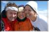 Happy Polish faces: (from right) Kasia, Violetta & Jacek.