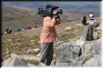 Operator Jurek Starzy�ski, do niedawna w Telewizji SBS, teraz filmuje dla TV Polonia.