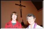 Shannon Mackay (left) got the First Prize in the festival photographic competition (pictured with his mum Lou).