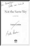 The book with author's  autograph for Ernestyna was lost on Saturday but it miraculously turned out on Sunday.