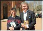 Novelist Evelyn Conlon with Paddy McDonald.