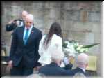 Irish  Ambassador  Noel White at the wreath laying ceremony.